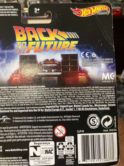 Hot Wheels Back to the future