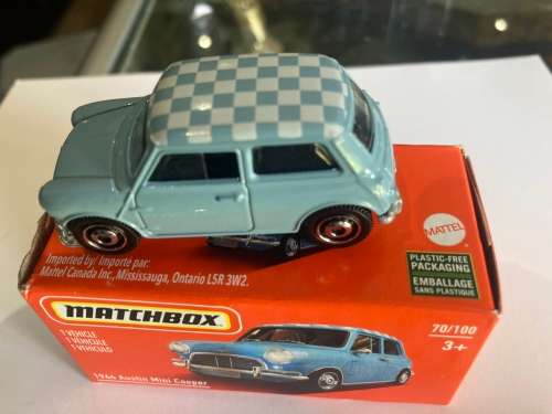Matchbox power grabs Mini Cooper boxed