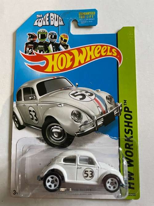 Hot Wheels Volkswagen Herbie long card