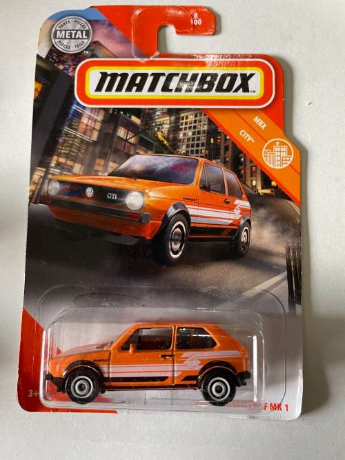 Matchbox long card Volkswagen Golf
