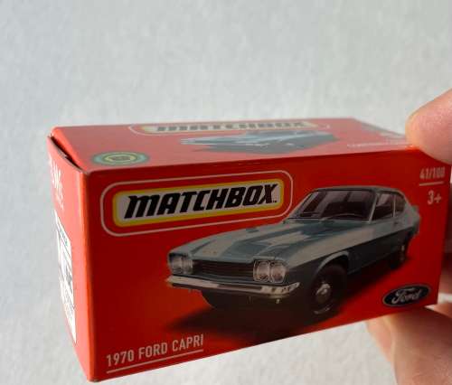 Matchbox Ford Capri 1970. Boxed