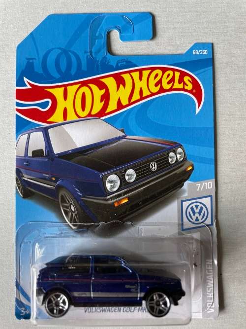 Hot Wheels Volkswagen Golf blue
