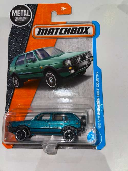 Matchbox Volkswagen Golf long card import