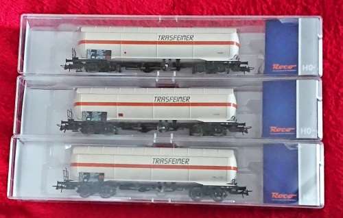Roco #66176 "Trasfeimer" Gas Tank Wagon Set (3)