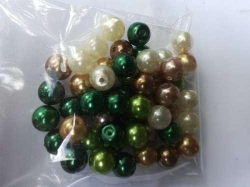 Mixed 8mm Pearl beads 50pc