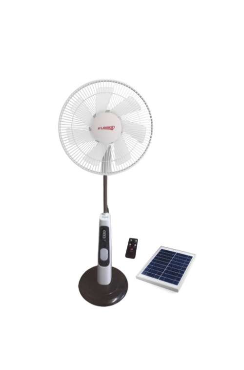 FUSSION TALL STANDING RECHARGEABLE FAN (16` BLADES)