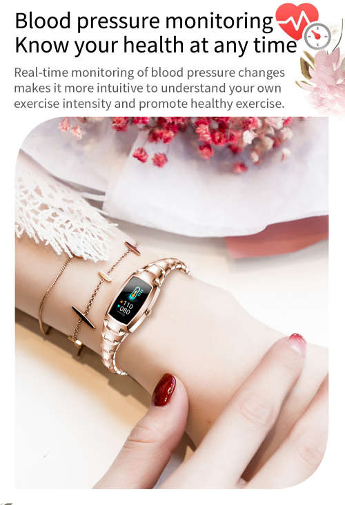 ELEGANT LADIES SMART WATCH - ROSE GOLD(LAST ONE)