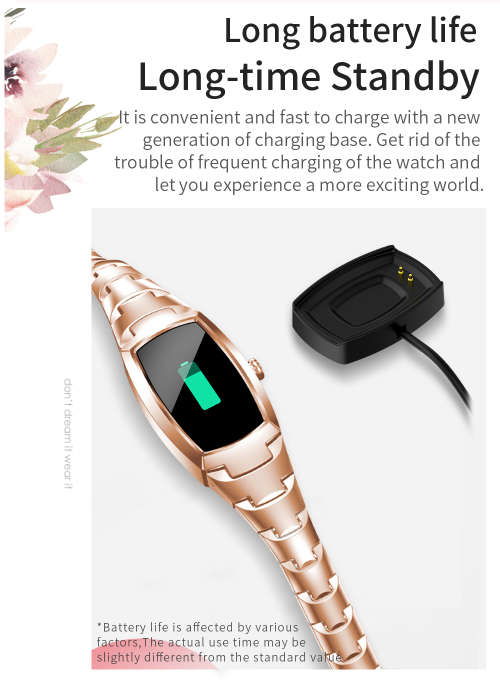 ELEGANT LADIES SMART WATCH - ROSE GOLD(LAST ONE)