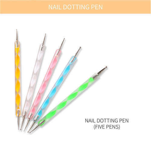 Nail Lamp Set, 45pcs Plastic Multicolor Nail Kit For Nail Salon,UV LED Light for Gel Nails