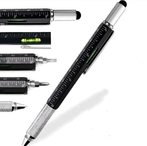6 in 1 Multifunction Ballpoint Pen