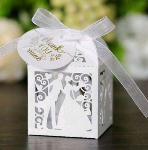 Wedding Thank You Gift Boxes - 50`s (Small)