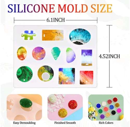 278pcs Resin Jewelry Making Starter Kit Pack