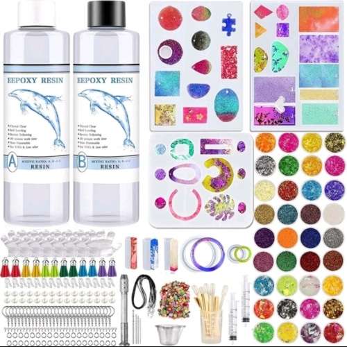 278pcs Resin Jewelry Making Starter Kit Pack