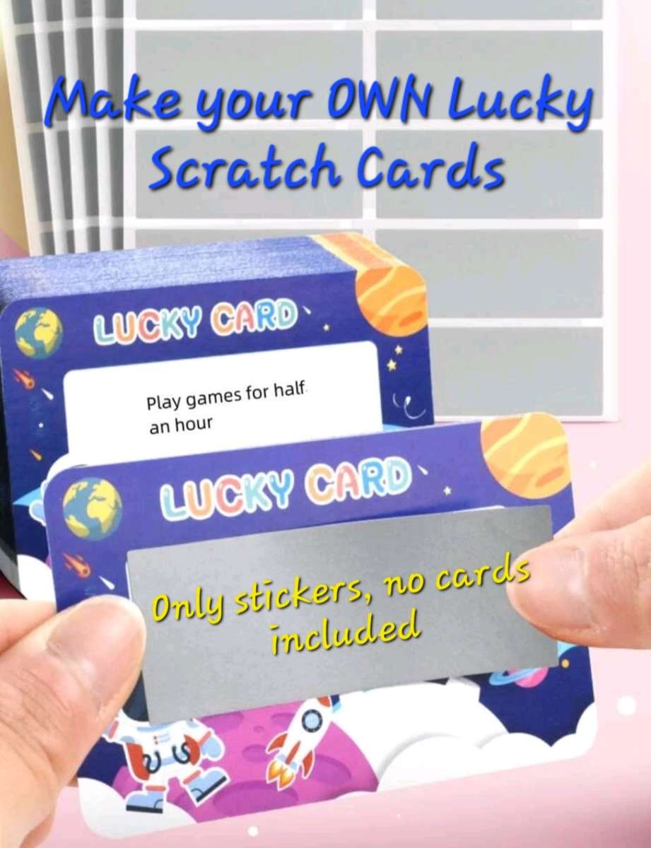 DIY Scratch & Win Stickers (50 Stickers/pkt)