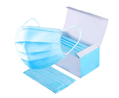DISPOSABLE MOUTH FACE MASKS 3-PLY (50'S) CAN DELIVER UNDER LOCKDOWN (IN STOCK NOW)