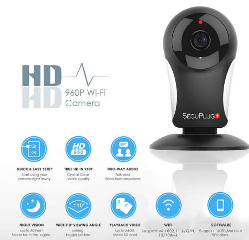 SPY/NANNY/BABY CAMERA -- WIFI -- FREE SHIPPING
