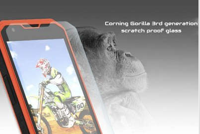 NO.1 M3 Rugged Android Phone - IP68, Quad-Core CPU, 2GB RAM, 4G, 13MP