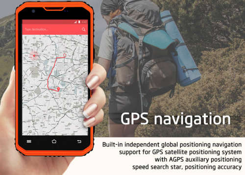 NO.1 M3 Rugged Android Phone - IP68, Quad-Core CPU, 2GB RAM, 4G, 13MP