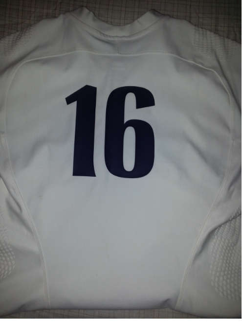 ENGLAND RUGBY WORLD CUP 2007 SIGNED PLAYER JERSEY