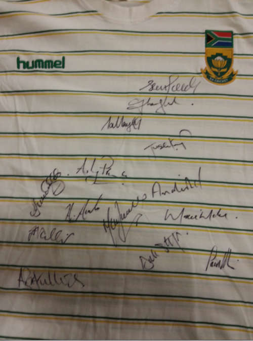 SA CRICKET TEAM 2009 PROTEAS SIGNED SHIRT