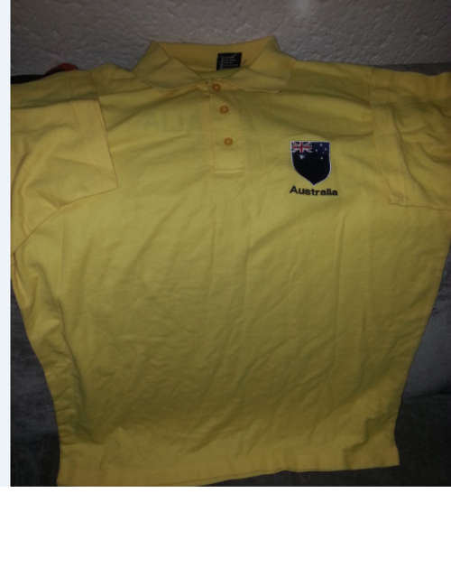 AUSTRALIAN CRICKET GOLF SHIRT NEW