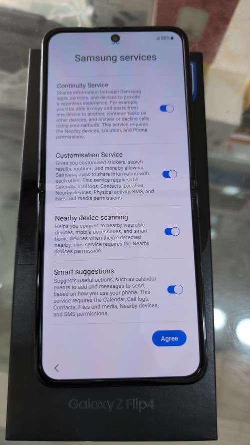 Samsung Z Flip4 Open Box Like New