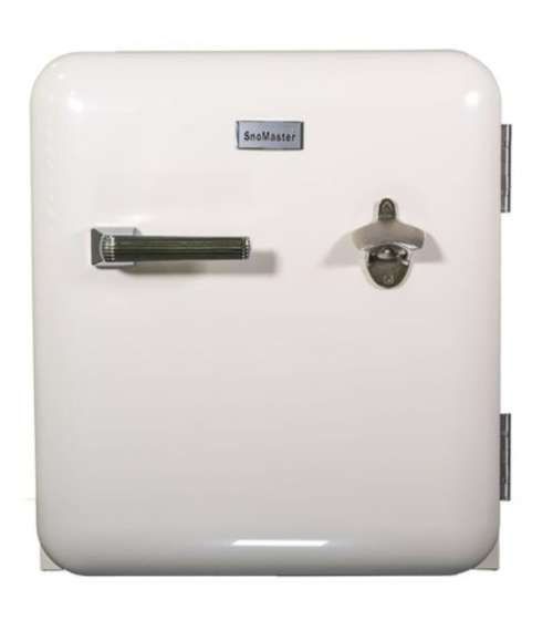 Snomaster - 50 Litre Cream Table Top Mini Fridge - Cream