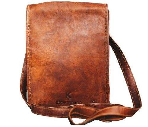 Kooptroos - Genuine Leather Handbag Kameeldooring