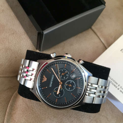 ***STUNNING EMPORIO ARMANI MENS CHRONOGRAPH***
