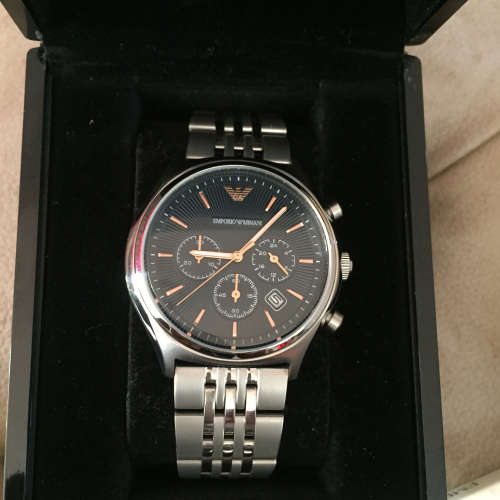 ***STUNNING EMPORIO ARMANI MENS CHRONOGRAPH***