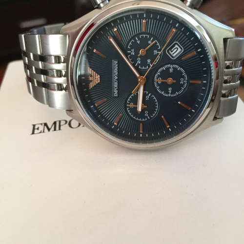 ***STUNNING EMPORIO ARMANI MENS CHRONOGRAPH***