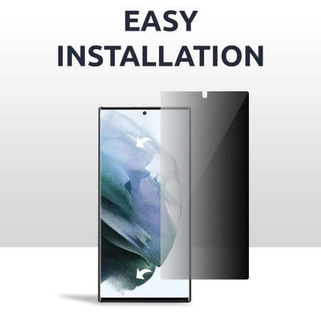 Galaxy Hub Privacy Anti Spy Tempered Glass Screen Protector For S22 Ultra 5G