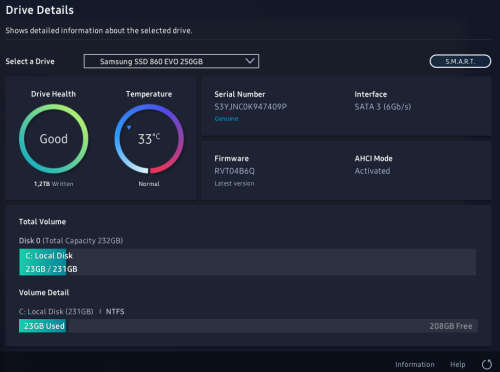 Samsung 860 EVO 250GB Solid State Drive (MZ-76E250BW)