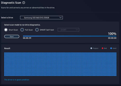 Samsung 860 EVO 250GB Solid State Drive (MZ-76E250BW)