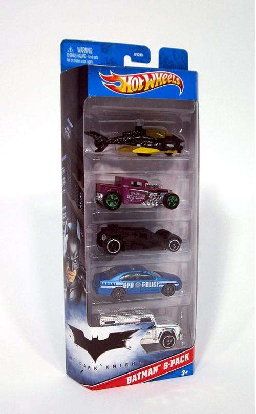 Hot Wheels 2011 Batman The Dark Knight 5-Pack