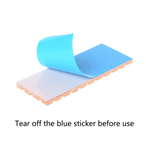 Pure Copper Heatsink Heat Sink Heat with Thermal Pads M.2 NGFF 22x80 PCI-E NvME SSD (2mm)