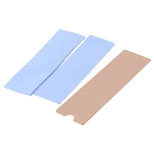 Pure Copper Heatsink Heat Sink Heat with Thermal Pads M.2 NGFF 22x80 PCI-E NvME SSD (1mm)