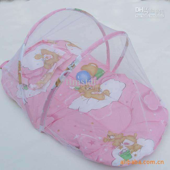 Mosquito Net Canopy bed for newborn baby