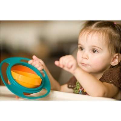 AS SEEN ON TV!!!!! BABY GYRODISH - No Spills, No Mess!