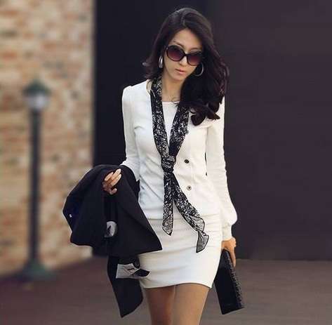 Free shipping -smart workwear- 2012 women's fashion longuette clothing slim o-neck