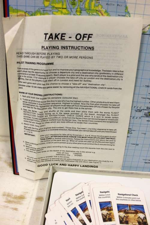 Vintage 1980`s TAKE OFF Board Game - South African Edition !