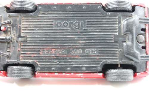 Vintage CORGI Metal Toy - 1980`s Magnum PI FERRARI 308 GTS