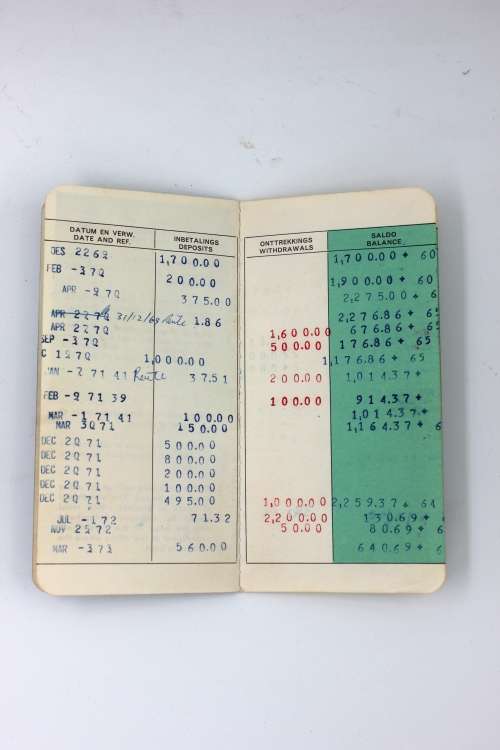 Rare early 1970`s TRUST BANK Savings Pass Book