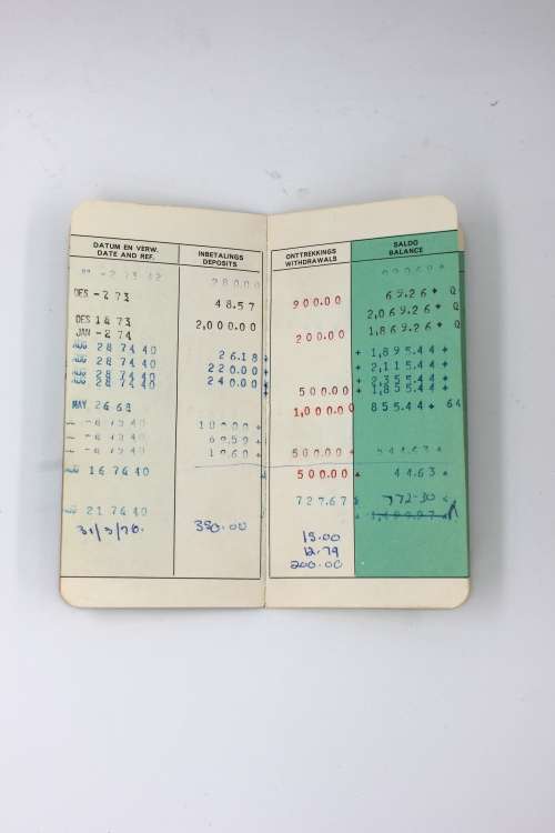 Rare early 1970`s TRUST BANK Savings Pass Book