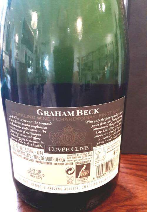 BARGAIN!!! Graham Beck Methode Cap Classique Cuvee Clive Vintage 2017 - Shop Priced from R 869+!!!