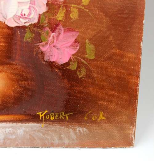 Flower Oil Painting by Robert Cox