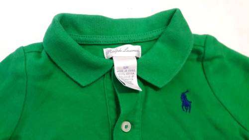 RALPH LAUREN POLO Short Sleeve Bodysuit for Boys 3- 6 months