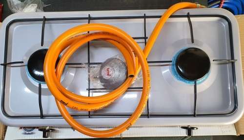 Totai 2Bnr Stove Gas 26/002A with hose and regulator
