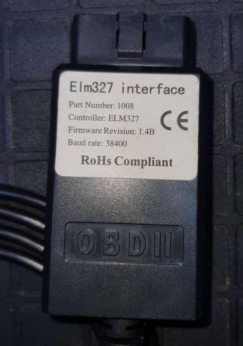 ELM327 OBD2 Diagnostic Scanner - USB 1.4b