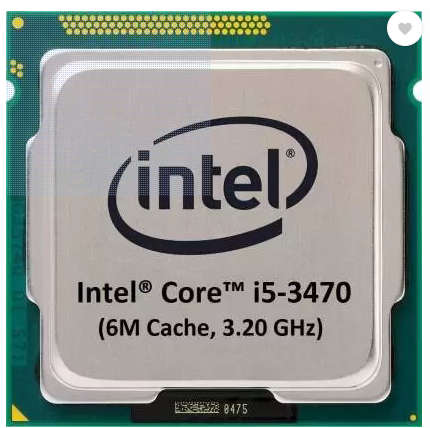 lntel 3.2 GHz LGA 1155 i5 3470 3rd gen Processor- Intel Ivybridge LGA1155 i5-3470
